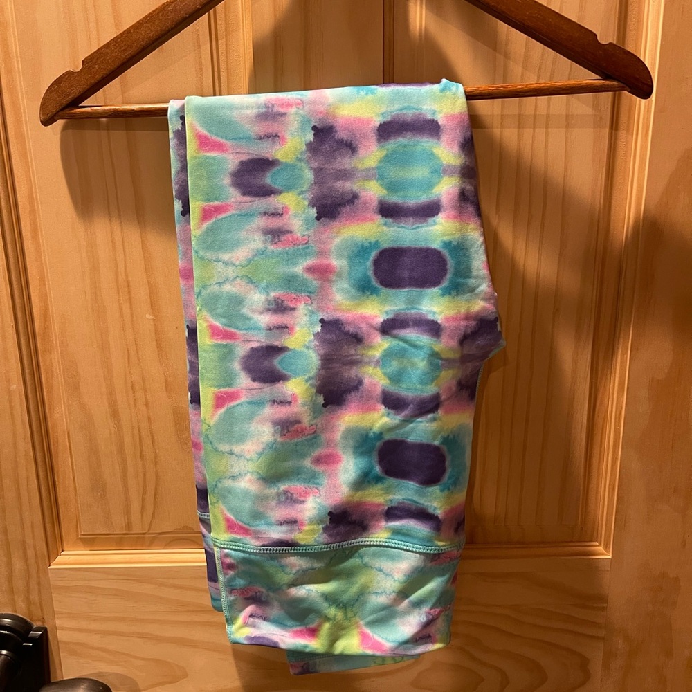 Colorful Tie-Dye Yoga Leggings